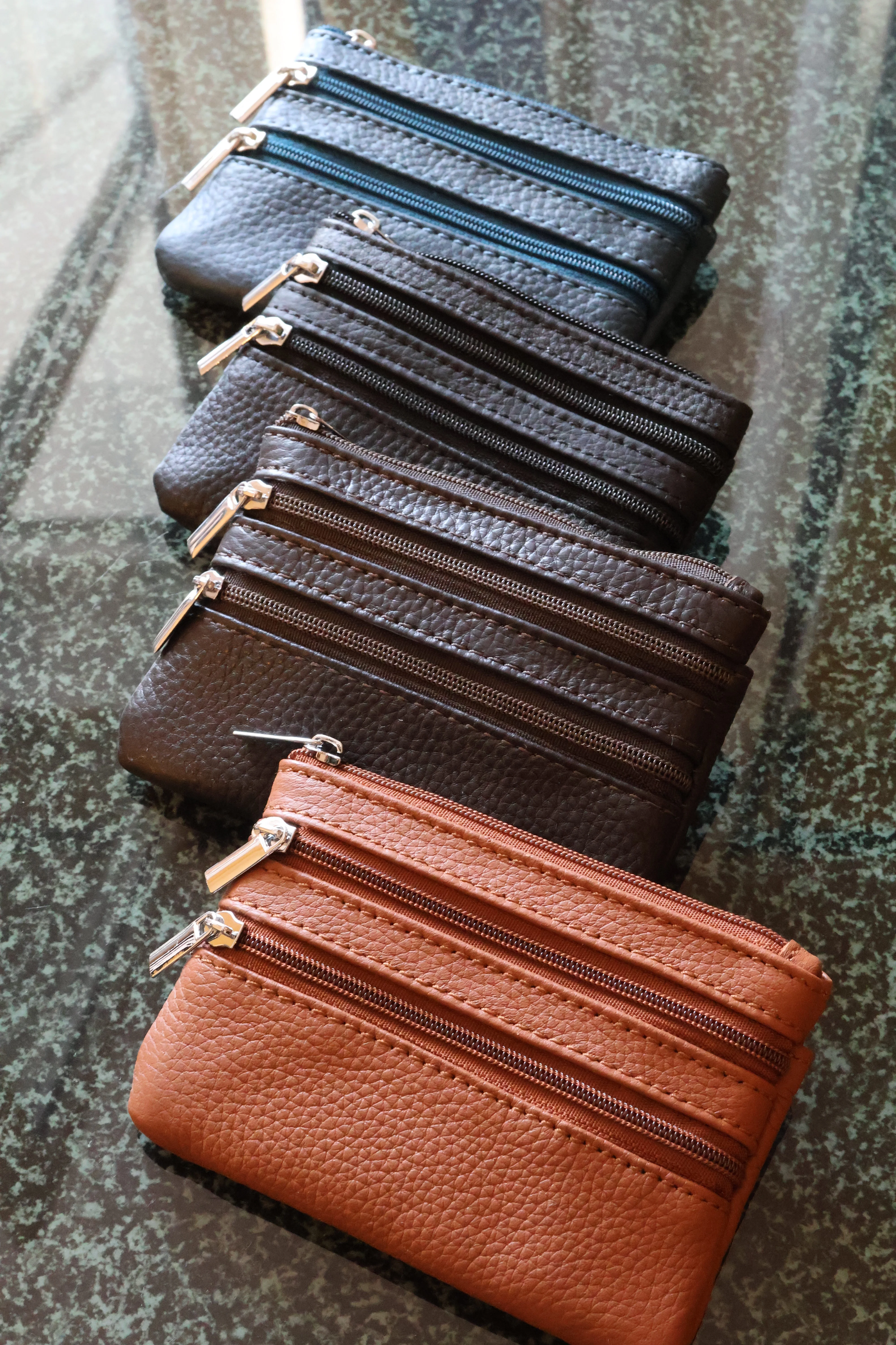 Rosenkranztasche aus Echtleder Dunkelbraun - Image 5