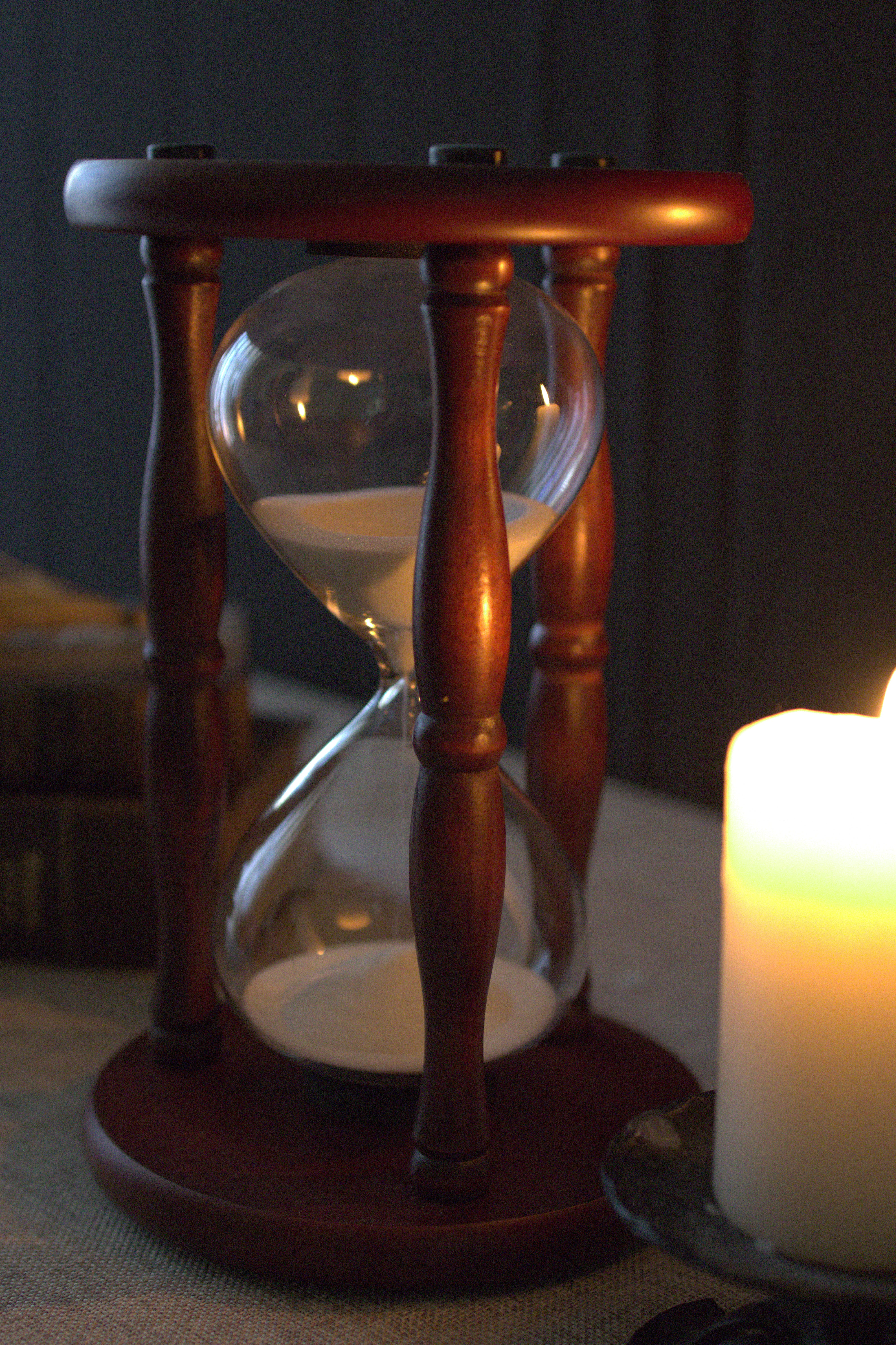 Sanduhr aus Echtholz - Image 3