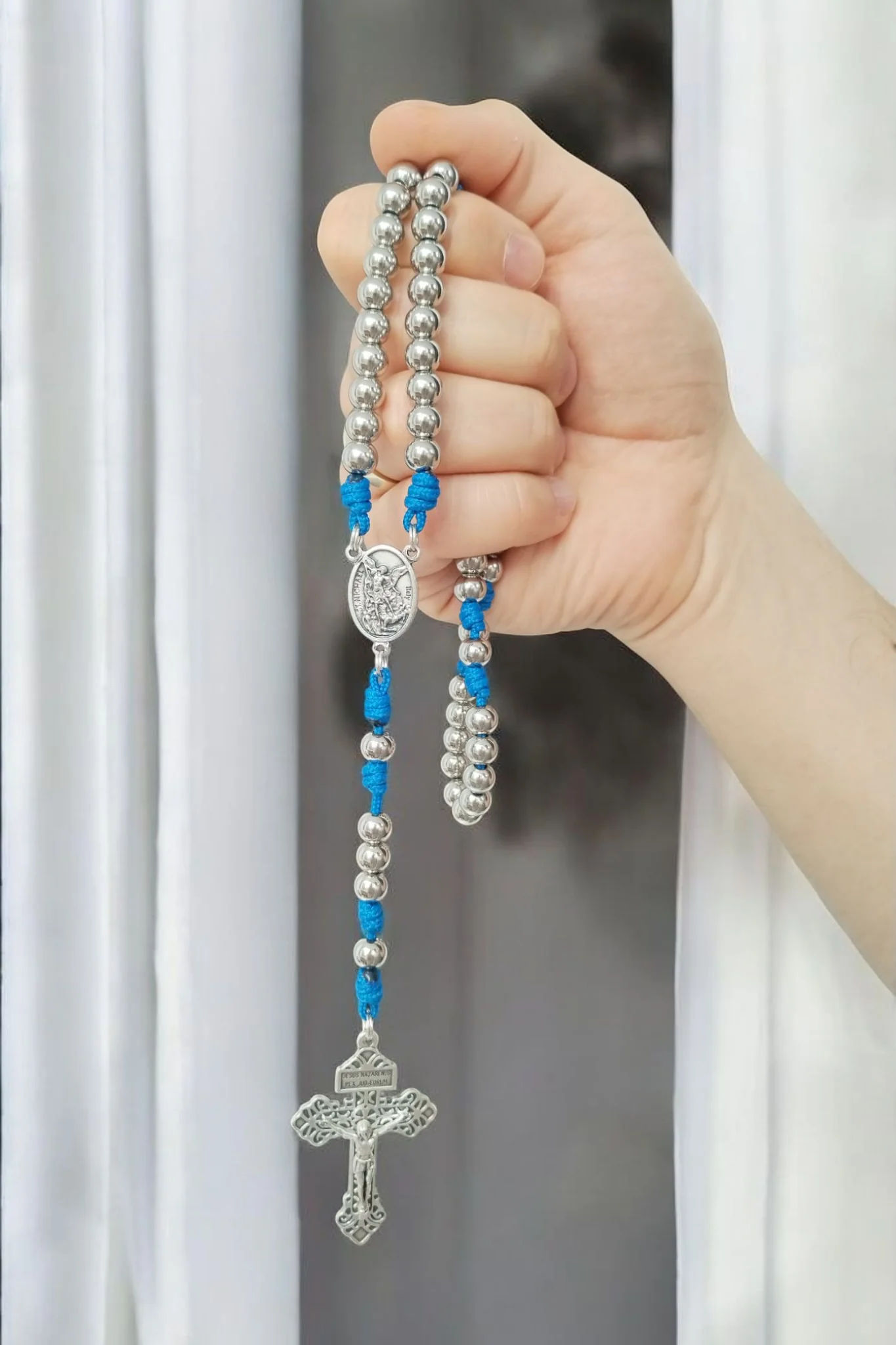 Erzengel Michael Paracord-Rosenkranz (8mm) - Image 4